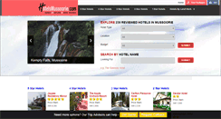 Desktop Screenshot of hotelsmussoorie.com